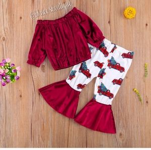 Toddler Girl Christmas Boutique Outfit